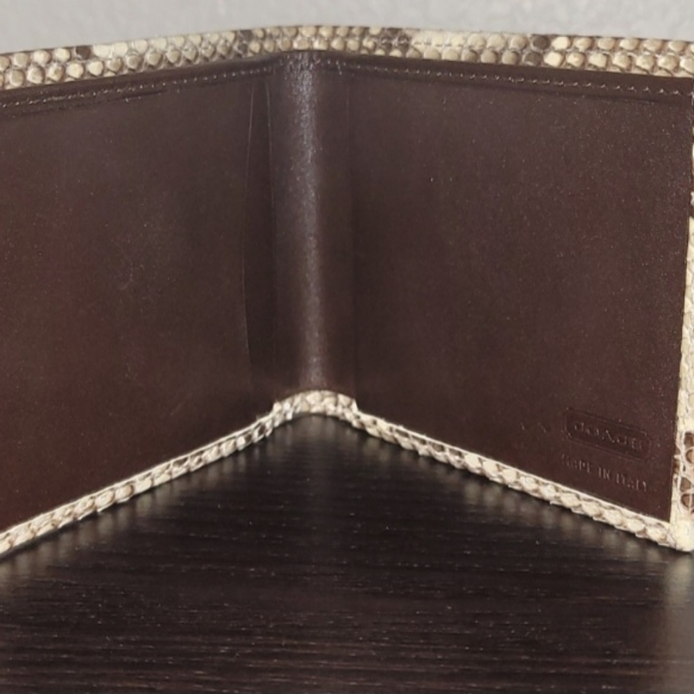 Mens Coach Python Wallet - Picture 3 of 5